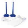 SwimWays Plastic Multi-Sport Volleyball Set, Includes 2 Bases, 1 Net, 1 Volleyball, Ideal for Pool Parties and Outdoor Games view 4