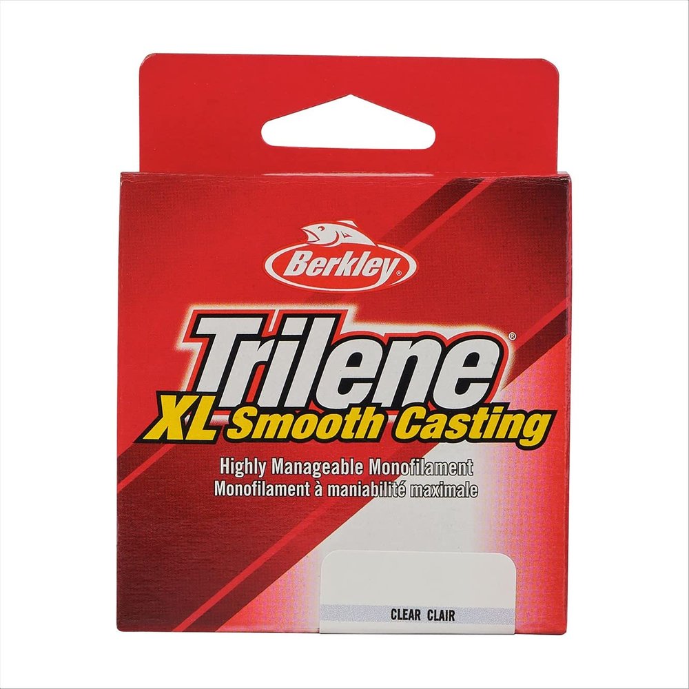Berkley Trilene XL, Clear, 17lb | 7.7kg, 110yd | 100m Monofilament Fishing Line, Suitable for Freshwater Environments