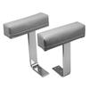 Wise 8WD444AR-717 Arm Rest with Aluminum Brackets and Mounting Hardware, Grey view 1