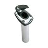 Perko 1205DP0CHR Angled Flush Mount Rod Holder, Chrome,Black view 1