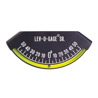 Sun Company Lev-o-gage Sr. Marine - Heel-Angle Clinometer for Boats and Marine Vessels | Measures Angle from -50 to 50 Degrees