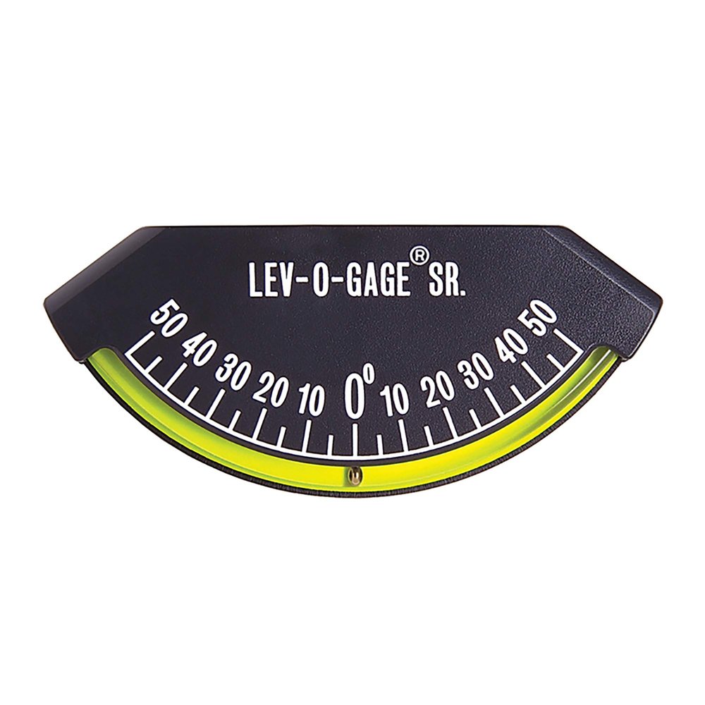 Sun Company Lev-o-gage Sr. Marine - Heel-Angle Clinometer for Boats and Marine Vessels | Measures Angle from -50 to 50 Degrees