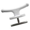 Dock Edge + Classic Cast Aluminum InstaCleat with White Finish, 5 view 1