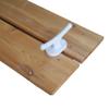 Dock Edge + Classic Cast Aluminum InstaCleat with White Finish, 5 view 2