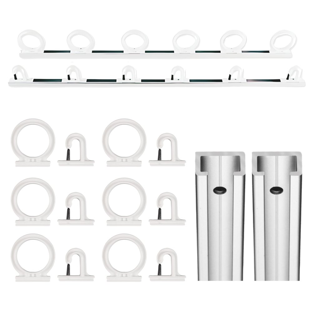 DU-BRO Fishing 1080 Trac-A-Rod Storage System, 2-Feet, Silver/White