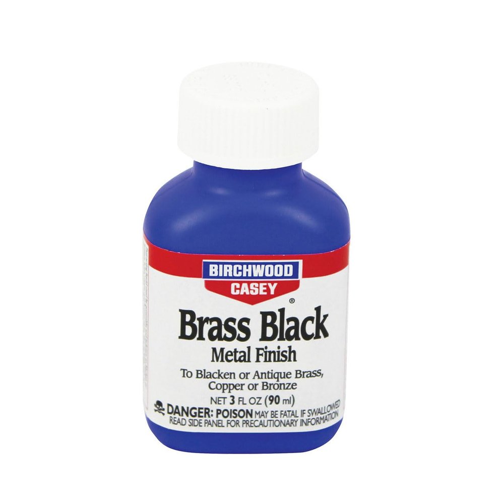 Birchwood Casey Brass Black Metal Finish, 3-Ounce