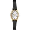 Timex Women's T21912 Cavatina Black Leather Strap Watch view 1