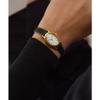 Timex Women's T21912 Cavatina Black Leather Strap Watch view 2