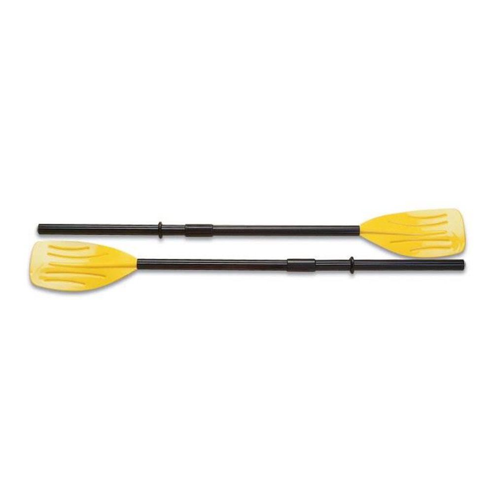 INTEX 59623E 48" Deluxe French Oars: Easy 3 Piece Assembly  Ribbed Blade  Retainer Rings  TUV RL approved  Perfect for Inflatable Boats