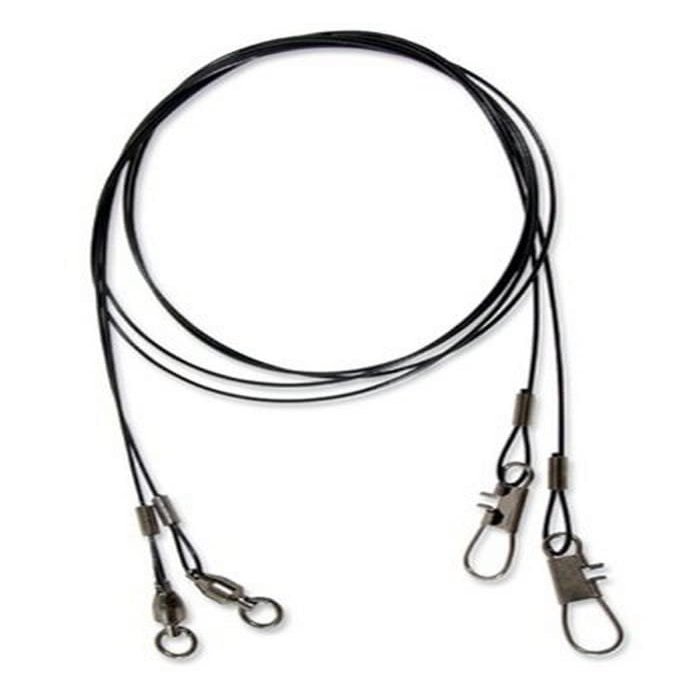 SPRO Wire Leader Ball Bearing Swivel-Pack of 2 (Size 20, 12-Inch)