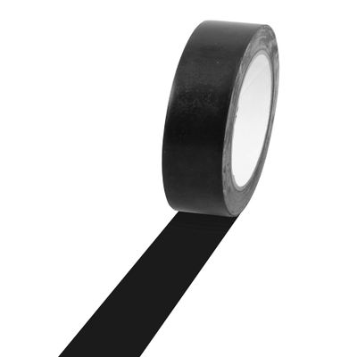 Champion Sports Vinyl Tape, 1 Wide x 60 Yards Long, Black - Durable Floor Marking Tape - Schools, Gyms, Restaurants