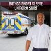 Rothco Short Sleeve Uniform Shirt  Tactical Button-Down Professional Dress Work Shirt, Midnight Navy Blue, L view 2