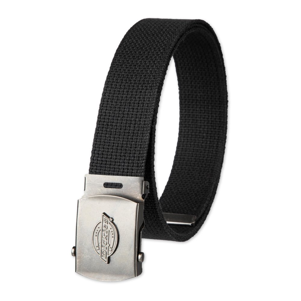 Dickies Men's 30MM Cotton Web Belt, Black, One Size