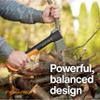 Fiskars X7 Hatchet Lightweight Wood Splitter for Small to Medium Size Kindling with Proprietary Blade and Shock-Absorbing FiberComp Handle, Lawn and Garden Tool, 14 inch, 1.5 pounds view 3