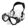IST ProEar Dive Mask with Ear Covers, Scuba Diving Pressure Equalization Gear, Tempered Glass Twin Lens (Black) view 1