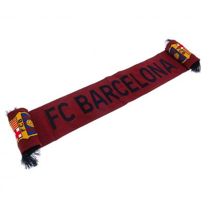 FC Barcelona Winter Scarf (One Size) (Red/Blue/Yellow)