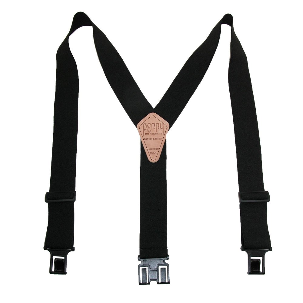 PERRY SUSPENDERS 2" Original Suspenders, Black