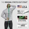 OPTP The Original Stretch Out Strap with Exercise Book, for Flexibility and Mobility Exercises. Stretch Out Straps for Physical Therapy, Yoga Stretching Strap and Knee Therapy Strap. Made in the USA view 4