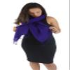 Cashmere Pashmina Group: Solid Pashmina Shawl, Scarf, Wrap & Stole(Regular Size) Purple view 1