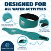 Earvolution Original Ear Band-It Swimming Headband - American Brand, Doctor-Invented - for Kids & Adults - Sensory-Friendly - Keep Ears Dry & Prevent Swimmer's Ear, Holds Earplugs in, (Blue, Large) view 4