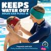 Earvolution Ear Band-It Original Swimming Headband for Kids/Adults - Invented by Ear, Nose, and Throat Doctor- Durable Neoprene Maximizes Protection - Putty Buddies Sold Separately - Blue - Medium view 3
