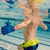 Speedo unisex adult Swim Training Fitness aquatic gloves, Royal, Medium US view 2