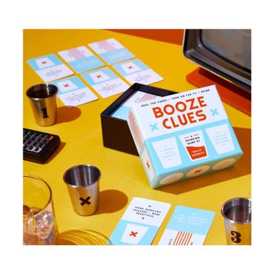 Brass Monkey Booze Clues Drinking Game Set