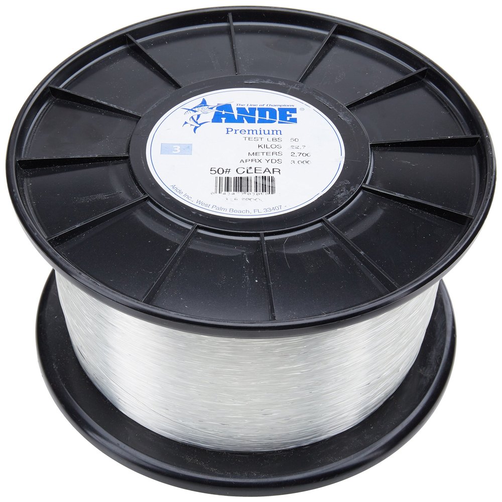 ANDE Monofilament Premium 20lb Test 1lb Spool 2400yds