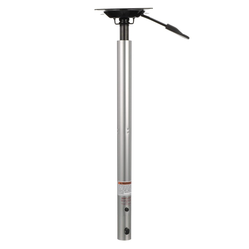 Attwood SP-39204 Snap-Lock 1.77-Inch Post, Adjustable Height, 24 to 30 Inches High, Power Pedestal, Integrated Seat Mount