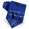 Geometry Navy Blue Silk Tie view 1