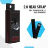 TRAININGMASK - Masks Straps for Training Mask 2.0, Mask Extender Strap Only, Adjustable Band for Running Breathing Mask, Black view 2