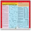 Starpath Emergency Navigation Card, 8.5" x 11", 30 mil, Laminated Vinyl, for use on Land or sea  Ocean, Desert, or Arctic view 1