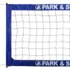 Park & Sun Sports Regulation Size Indoor/Outdoor Professional Volleyball Net with Steel Cable Top and Bottom, Blue, One Size view 1