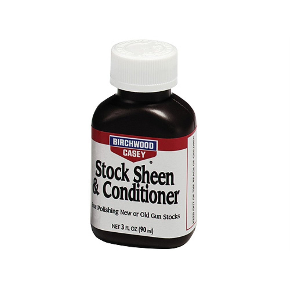 Birchwood Casey Easy-to-Use Fast-Drying Gun Stock Sheen & Conditioner for Gun Stock Polishing and Maintenance, 3 OZ Bottle