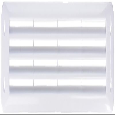 Attwood 6031497 Attwood Flush Louvered Vent, White