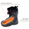 DryGuy Travel Dry DX Boot Dryer and Shoe Dryer, Orange & Black view 2