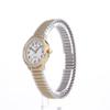 Timex Women's Easy Reader 25mm Watch  Two-Tone Case White Dial with Extra-Long Two-Tone Expansion Band view 2