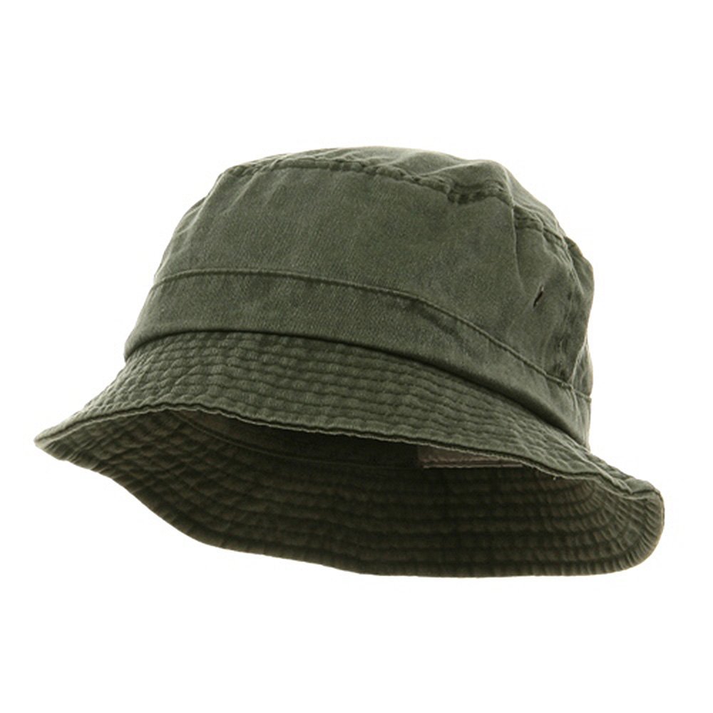 Mega Cap Washed Hats-Olive W12S41E (M-L)