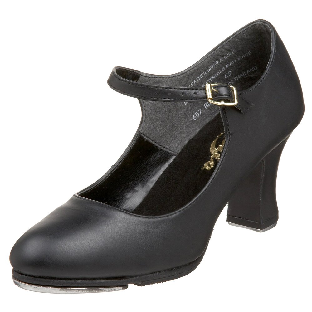 Capezio Manhattan Xtreme Tap Shoes, Tap Shoes For Women For Large Strike Zone, Professional Tap Dance Shoes With 2.5 Heels & Premium Capezio Heel & Toe Taps - Black, Size 6.5
