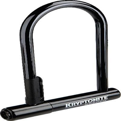 Kryptonite Keeper 12 Standard Heavy Duty Bicycle U-Lock with Bracket (4-Inch x 8-Inch), Black