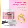 Hagerty Jewelry Cleaner - Professional Jewelry Cleaning for Diamonds, Gold, Platinum, Precious Stones and More - Kosher Certified Jewelry Cleaning Kit Includes Dipping Basket and Brush, 7 Oz view 4
