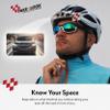 Take A Look Cycling Mirror  Low-Tech Rearview Mirror for Bikes  Fits Helmet & Sunglasses  Shatter-Resistant Polycarbonate Lens, Anti-Vibration Stainless-Steel & Brass, Always On (Left-Side) view 3