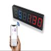 GymNext Flex Timer - Home Edition - Bluetooth App-Controlled Wall Mounted 13" LED Gym Clock with Medium 2.3" Digits for CrossFit, Tabata, HIIT, EMOM, MMA, Boxing, Interval Training, Circuits, Workouts view 1