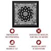 Rothco 4143: Trainmen Paisley Bandana - 22" X 22" view 2