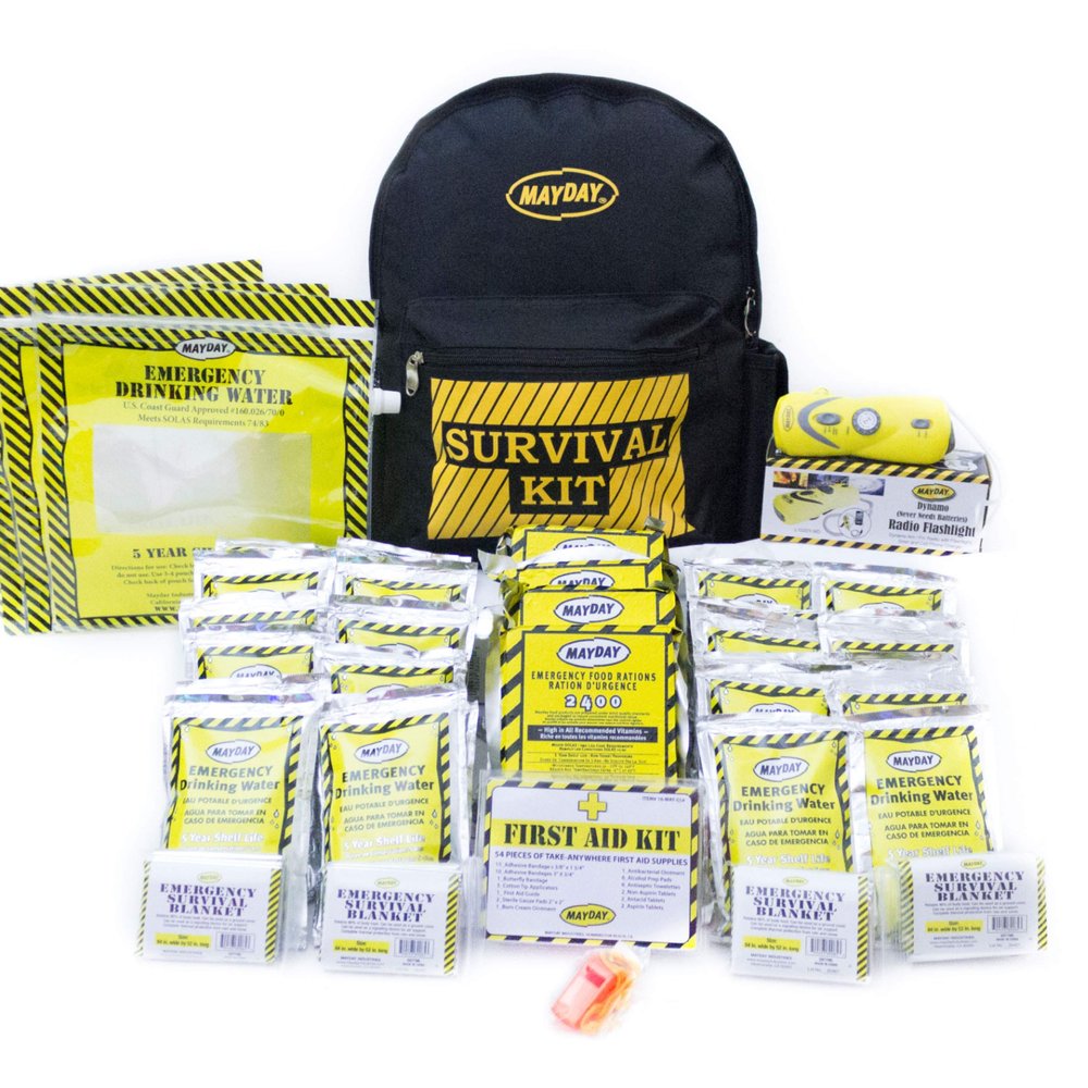 Mayday 4 Person Economy Emergency Backpack Kit