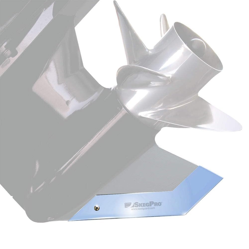 MEGAWARE KEELGUARD 665 SKEGPRO Fits Yamaha: 30 & 60hp 4 Stroke 2002-Present; 40-50hp 2 & 4 St. 1997-Present; Stainless Steel Skeg Protector Guard Against Damage from Ramp Dragging, Rocks, Debris, DIY