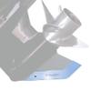 MEGAWARE KEELGUARD 665 SKEGPRO Fits Yamaha: 30 & 60hp 4 Stroke 2002-Present; 40-50hp 2 & 4 St. 1997-Present; Stainless Steel Skeg Protector Guard Against Damage from Ramp Dragging, Rocks, Debris, DIY view 1