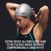 Speedo Unisex-Adult Swim Cap Silicone Long Hair view 4