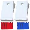 Driveway Games Cornhole Yard Game Set with 2 Target Boards and 8 Bean Bags, White - Indoor and Outdoor Family Activity for Beach, Lawn, Picnic, and Backyard view 1