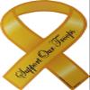 Support Our Troops - 4 in x 8 in Yellow Ribbon Magnet view 1